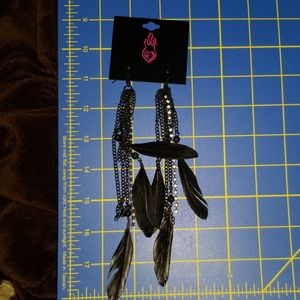 Torrid Feather earrings